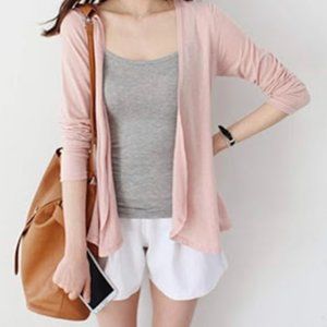 Loft Petal Pink Lightweight Cardigan - L